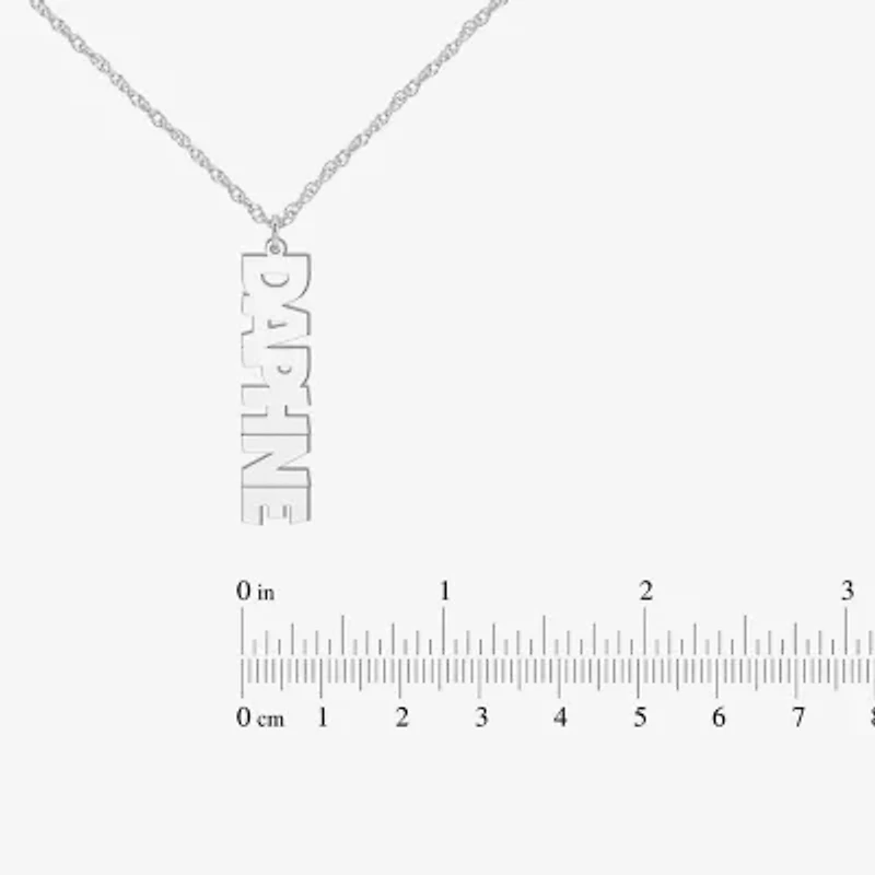 Womens Sterling Silver 18 Inch Pendant Necklace