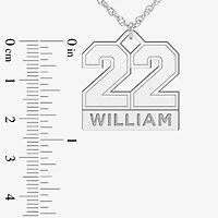 Unisex Adult 24K Gold Over Silver 18 Inch Pendant Necklace