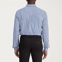 IZOD Performance Comfort Mens Long Sleeve Classic Fit Stretch Fabric Wrinkle Free Button-Down Shirt
