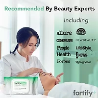 Fortify+ Cleansing + Protecting Facial Wipes