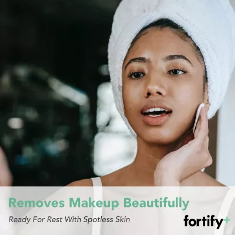 Fortify+ Cleansing + Protecting Facial Wipes