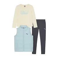 PUMA Little & Big Kid Girls 3-pc. Legging Set