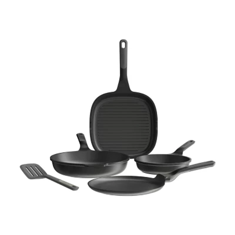 BergHOFF Leo Stone+ Ceramic Non-Stick Specialty 5-pc. Cookware Set