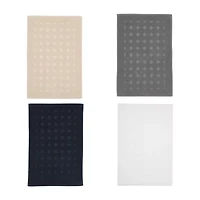 Linum Home Textiles Sinemis Circle Design Quick Dry Bath Rug