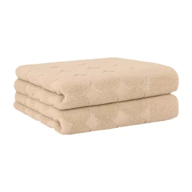 Linum Home Textiles Sinemis Circle Design Quick Dry Bath Rug