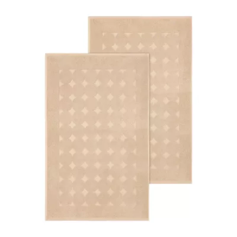 Linum Home Textiles Sinemis Circle Design Quick Dry Bath Rug