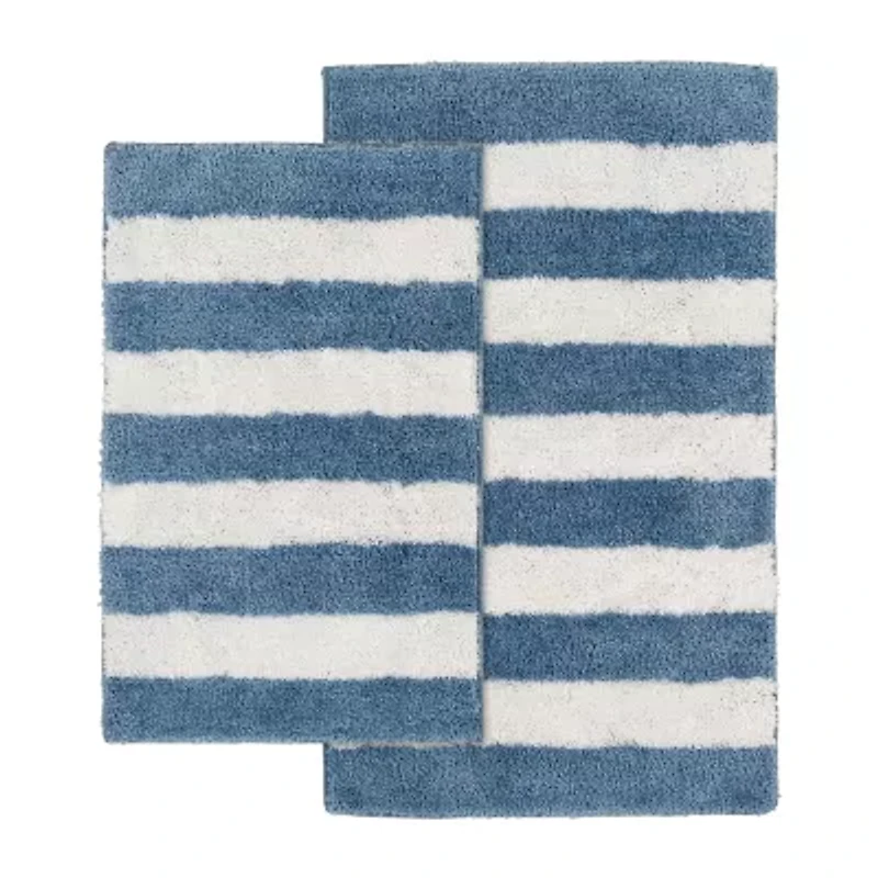 Garland Rug Beach Stripe 2-pc. Bath Set
