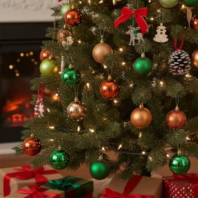 Northlight 3-Finish Ball 60-pc. Christmas Ornament