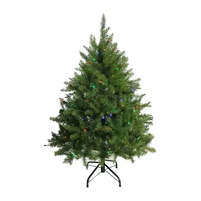 Northlight Full Northern Artificial Multicolor Led Lights 4 Foot Pre-Lit Pine Christmas Tree