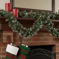 9' x 10'' Snow Mountain Pine Artificial Christmas Garland - Unlit
