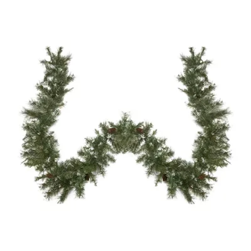 9' x 10'' Snow Mountain Pine Artificial Christmas Garland - Unlit