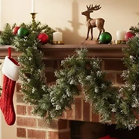9' x 10'' Snow Mountain Pine Artificial Christmas Garland - Unlit