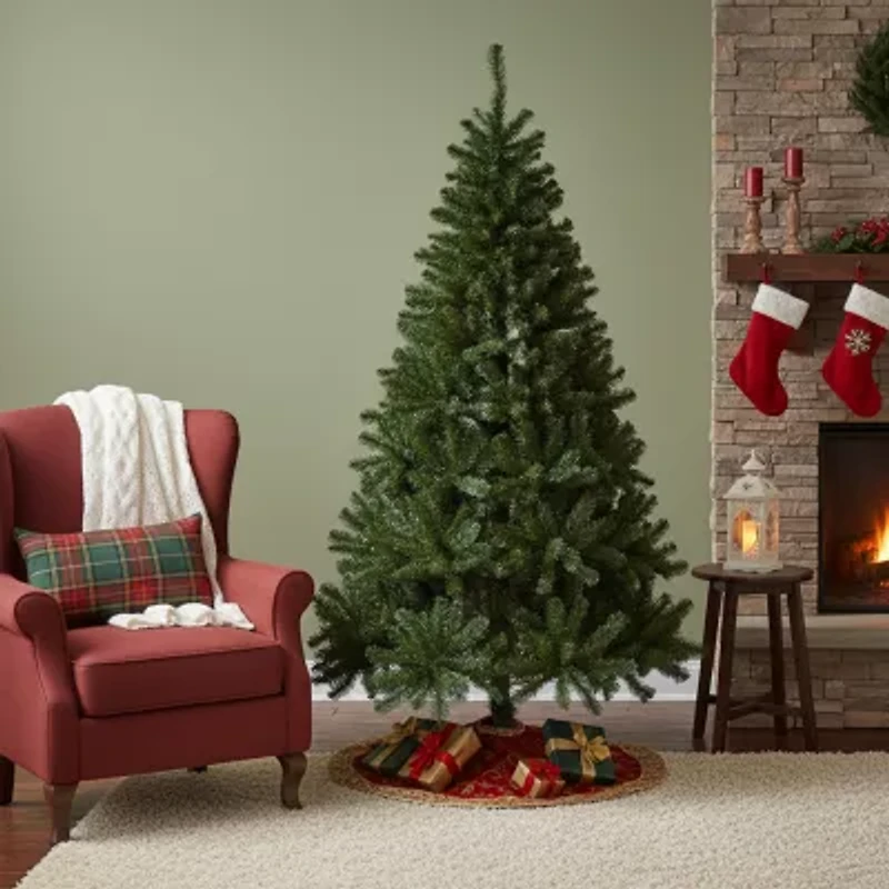 Northlight Canadian Pine Unlit 7 Foot Pine Christmas Tree