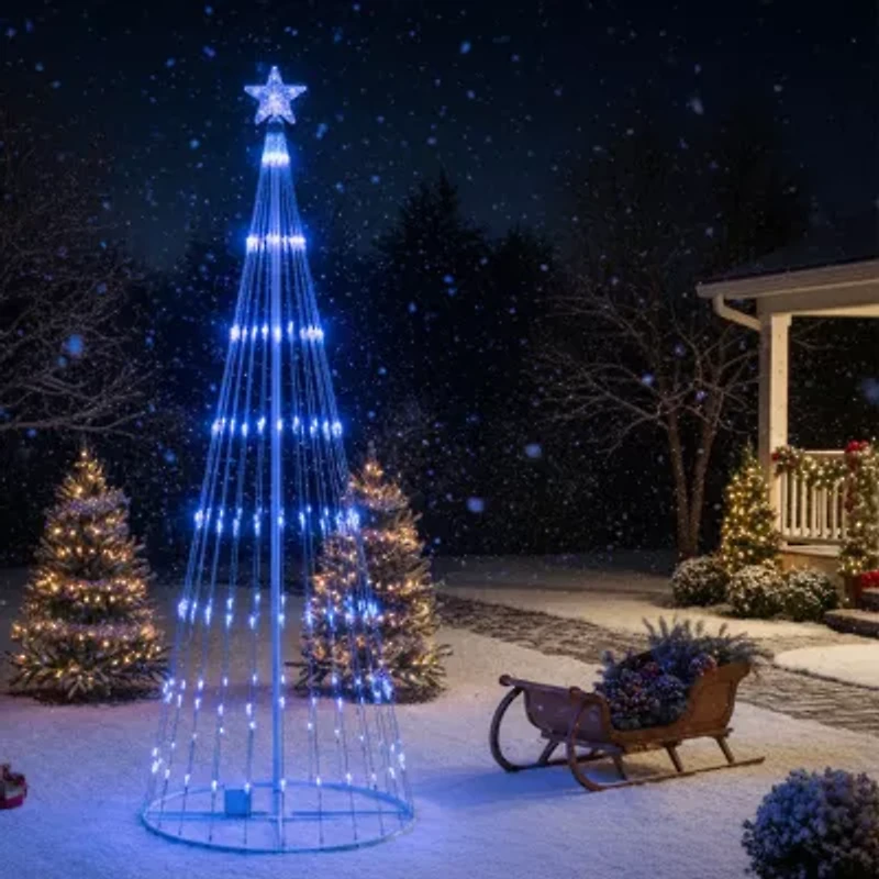 Northlight 12ft Led Show Cone  Tree Christmas Yard Art