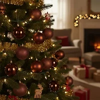 Northlight Shatterproof Finish Ball 60-pc Christmas Ornament