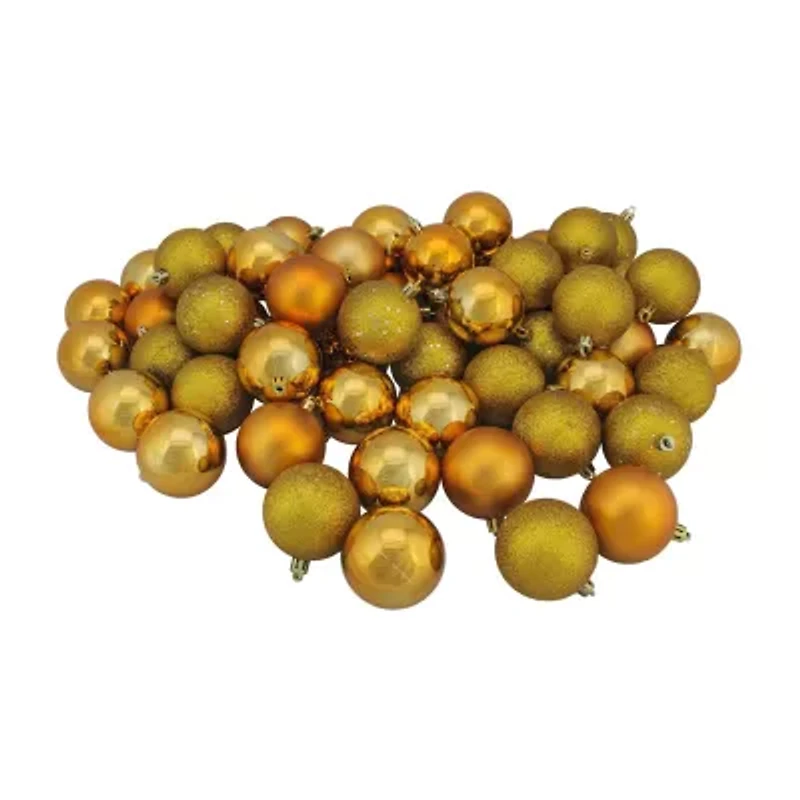 Northlight Shatterproof Finish Ball 60-pc Christmas Ornament