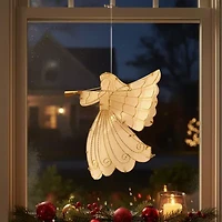 Led Shimmer Angel Christmas Tree Topper