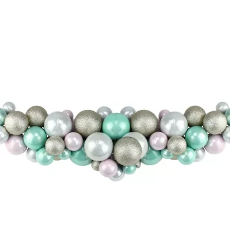 Glittered Ball Unlit Swag