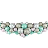 Glittered Ball   Unlit Swag