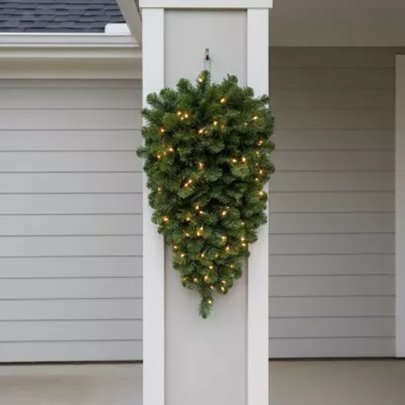Northlight Pre-Lit Pine Column Pre-Lit Swag