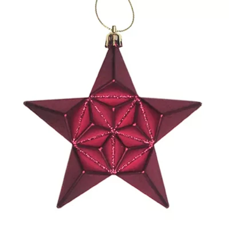 Northlight Glittered Star 12-pc. Christmas Ornament