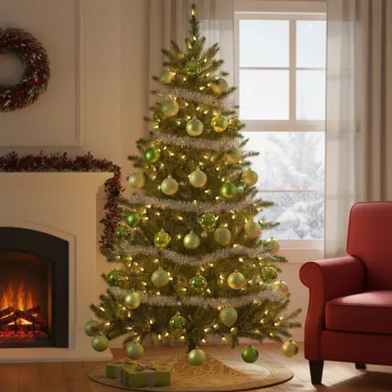 Northlight Green 4-Finish Ball 32-pc. Christmas Ornament