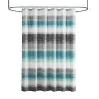 Madison Park Essentials Barret Stripe Print Shower Curtain