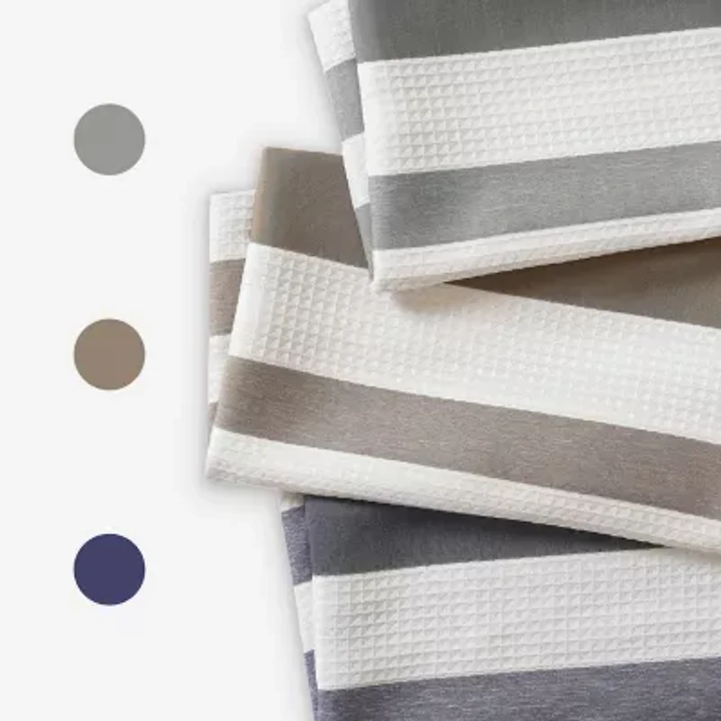 Madison Park Ariana Ombre Waffle Shower Curtain