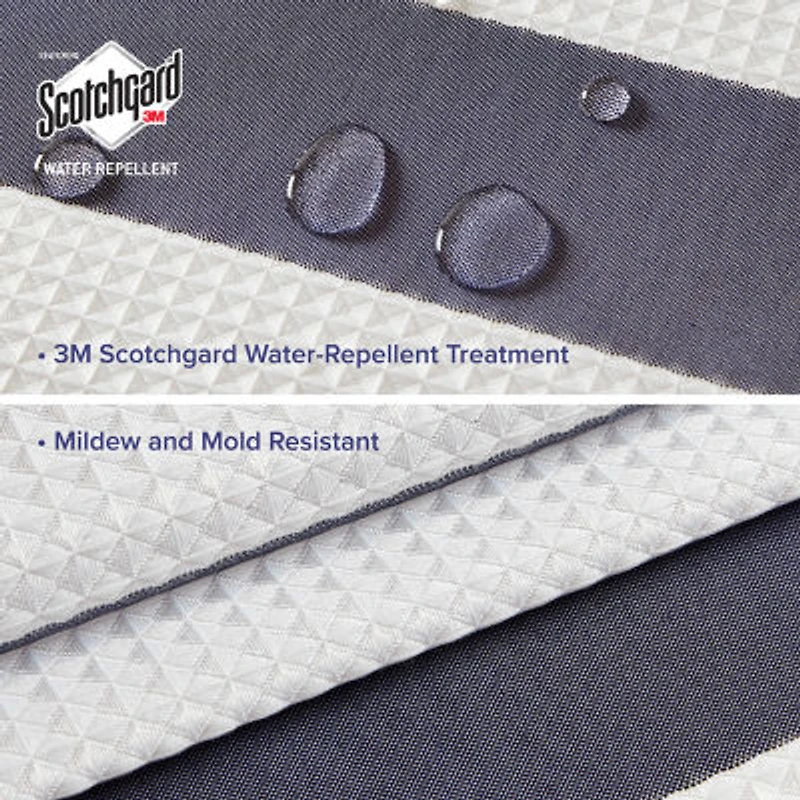 Madison Park Ariana Ombre Waffle Shower Curtain