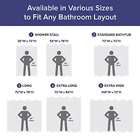 Madison Park Ariana Ombre Waffle Shower Curtain