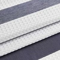 Madison Park Ariana Ombre Waffle Shower Curtain