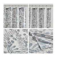 Madison Park Kairi Printed Seersucker Shower Curtain
