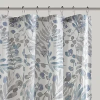Madison Park Kairi Printed Seersucker Shower Curtain