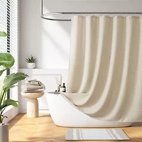 Madison Park Arbor Waffle Shower Curtain