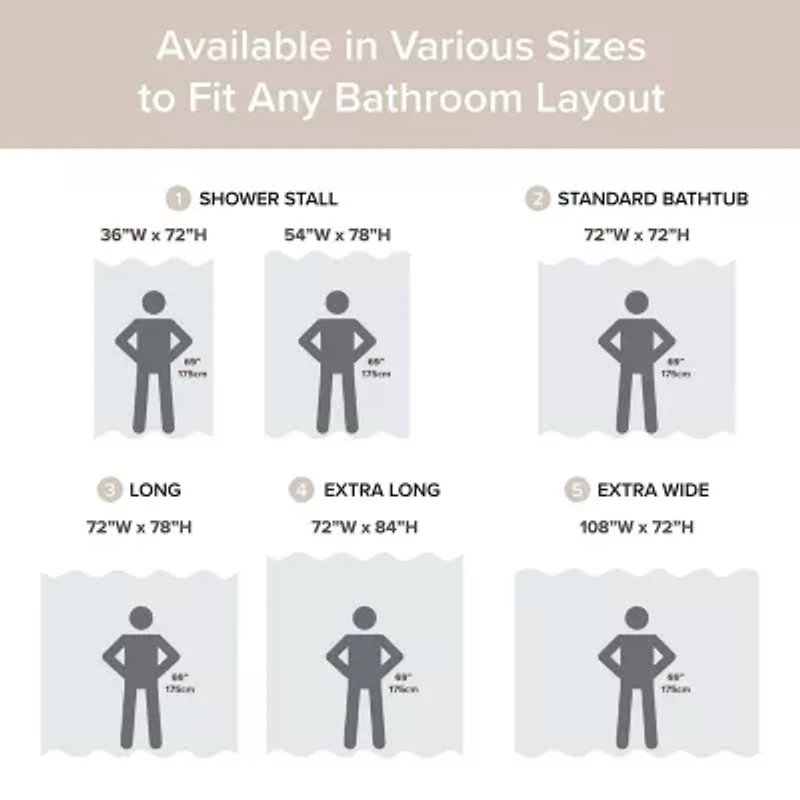 Madison Park Arbor Waffle Shower Curtain