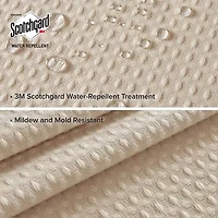 Madison Park Arbor Waffle Shower Curtain