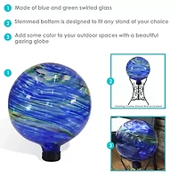 Net Health Shops Northern Lights Glass Gazing Globe Yard Art