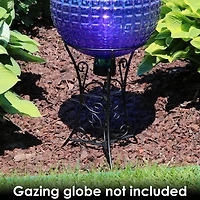 Net Health Shops Decorative Scroll Gazing Ball Stand Metal Yard Art