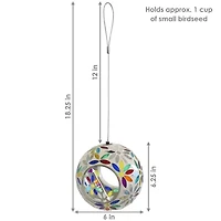 Net Health Shops Daisy Mosaic Fly-Through Bird Feeder