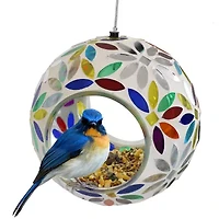 Net Health Shops Daisy Mosaic Fly-Through Bird Feeder