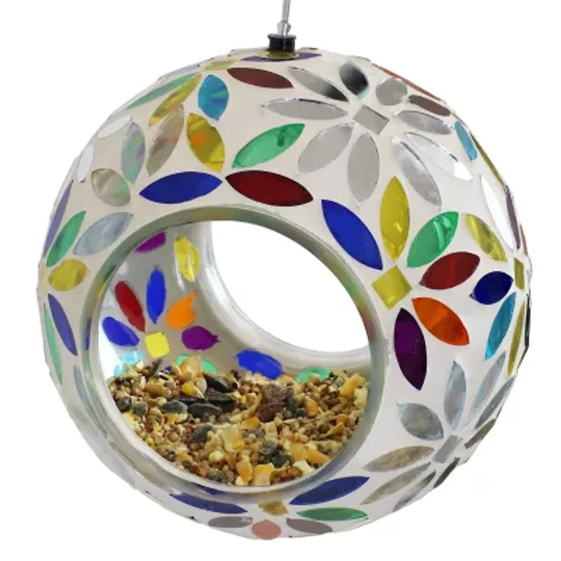 Net Health Shops Daisy Mosaic Fly-Through Bird Feeder