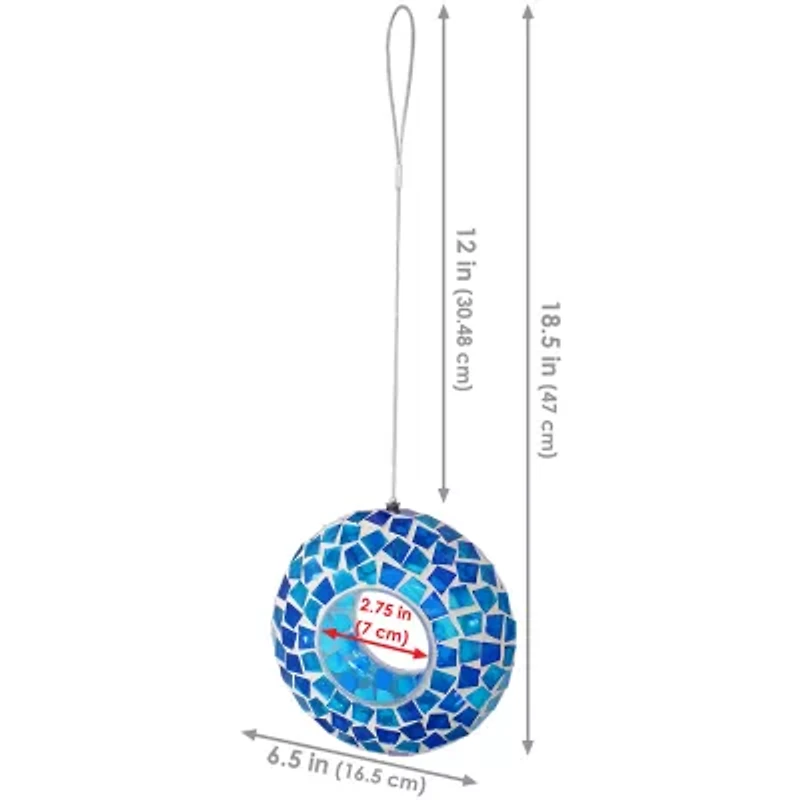 Net Health Shops Mosaic Fly-Through Bird Feeder
