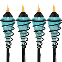 Net Health Shops 2-In-1 Patio Set Of 4 Blue Torch