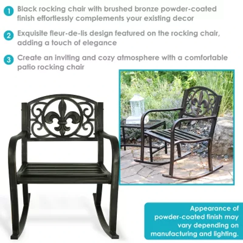 Sunnydaze Patio Collection Rocking Chair