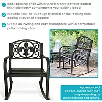 Sunnydaze Patio Collection Rocking Chair