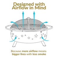 Sunnydaze Collection Portable Weather Resistant Fire Pit