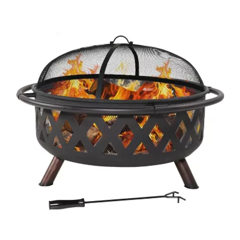 Sunnydaze Collection Portable Weather Resistant Fire Pit