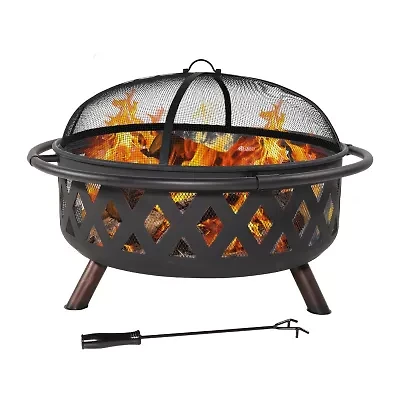 Sunnydaze Collection Portable Weather Resistant Fire Pit