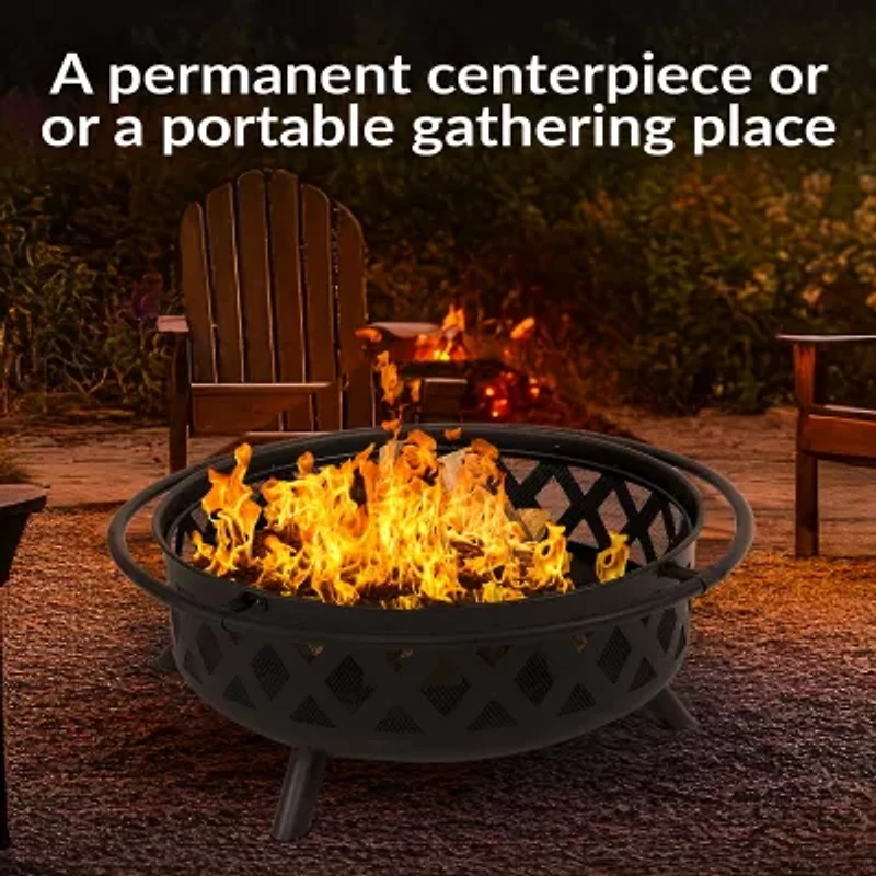 Sunnydaze Collection Portable Weather Resistant Fire Pit