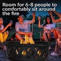 Sunnydaze Collection Portable Weather Resistant Fire Pit